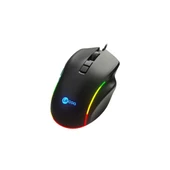 LENOVO LECOO MS140 USB RGB Led Aydınlatmalı 6400dpi Gaming Optic Siyah Mouse thumbnail 3