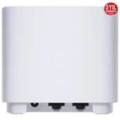 ASUS ZENWIFI AX XD4 PLUS AX1800 ROUTER  BEYAZ 3-lü paket - 6