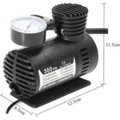 Plastik Gövdeli Siyah Mini Hava Kompresörü - 3