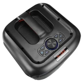 Mikado MD-BT51 BOMBIX 60W BT/USB/TF/TWS Led Işıklı Kafa Mikrofonlu Toplantı-Parti Hoparlörü - 4