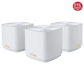 ASUS ZENWIFI AX XD4 PLUS AX1800 ROUTER  BEYAZ 3-lü paket - 1