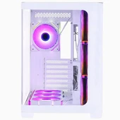 GAMEBOOSTER GB-G2851BW SEA WIEW 7-RGB FANLI GAMING MID-TOWER PC KASASI BEYAZ - 6