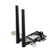 ASUS PCE-BE6500 WIFI-7 BE6500 PCIE BLUETOOTH KABLOSUZ ADAPTOR thumbnail 1