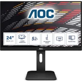 AOC 23.8" IPS 24P1 5MS 60Hz DVI-HDMI-DP Kurumsal Monitör Çerçevesiz thumbnail 1