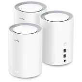 CUDY M1800 AX1800 Dual Band EV Ofis Tipi Mesh Router 3-lü paket - 1