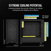 CORSAIR 3000D CC-9011251-WW Gaming Mid-Tower PC Kasası - 8