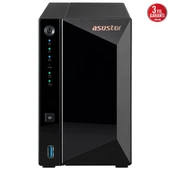 ASUSTOR AS3302T v2 REALTEK QC 2 GB RAM- 2-diskli Nas Server (Disksiz) - 1