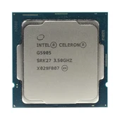 INTEL Celeron G5905 4MB 2çekirdekli O/B UHD610 1200p 58w Kutusuz Fansız - 1