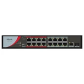 HILOOK 16port NS-0318P-130(B) 10/100 1-SFP 130W FULL POE SWITCH - 1