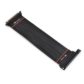 Thermaltake AC-058-CO1OTN-C2 PCI-e 4.0 X16 300mm 90° Adaptörlü Riser Kablo - 1