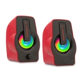 RAMPAGE RMS-G7 Falsetto 1+1 USB Kırmızı 6w Hoparlör RGB Ledli - 1