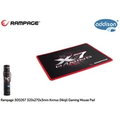 Addison Rampage 300267 320x270x3mm Kırmızı Dikişli Gaming Mouse Pad - 4