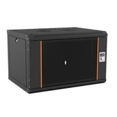 AGER 9U 600x450mm Duvar Tipi Siyah Kabinet Agena AG-AN09U6045S1 thumbnail 1