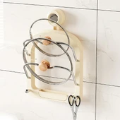 Mutfak Tava Tencere Kapak Tutucu Organizer Raf thumbnail 1