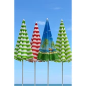 Plaj Şemsiyesi 240 CM Büyük Boy thumbnail 3