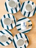 Porland Girye Desen3 6 Kişilik 12 Parça Kahve Fincanı 90cc 04PPO000643 - 4