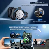 Q28 Kameralı Motosiklet Kask Kulaklığı - 2