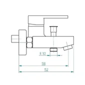Venezia Kroma Serisi Mat Siyah Banyo Bataryası - 2