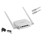 EVEREST EWR301 300mbps N300 2.4GHZ Mesafe Genişletici EV Ofis Tipi Access Point Router thumbnail 3