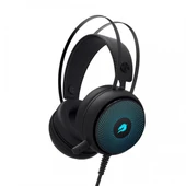 GameBooster GB-H12 7.1 Surround USB RGB Led Aydınlatma Siyah Gaming Mikrofonlu Kulaklık - 1