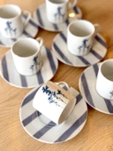 Porland Girye Desen6 6 Kişilik 12 Parça Kahve Fincanı 90cc 04PPO000646 thumbnail 2