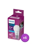 philips 8 w=60w e27 duy led ampül 6 lı sarı ışık thumbnail 2