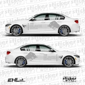 Red Bull The BLACK Edition Sticker  – Yan Gövde Sticker Seti - 3