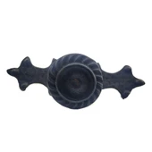 Antika Tarz Dekoratif Pirinç Çizgili Düğme - 35x100 Mm, Büyük, Oksit - 1