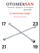 OTOMEKSAN 4 Kollu Bijon Anahtarı 17 19 21 23 mm - 1