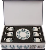 Karaca Iznik Yeni Form 6 Kişilik Kahve Fincanı, Beyaz - 3