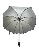 Marlux Rüzgara Dayanıklı Su Damlacıklı Haki Rengi Erkek Şemsiye thumbnail 3