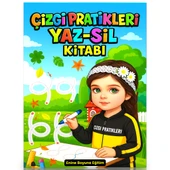 Çizgi Pratikleri YAZ-SİL Kitabı (2-6 Yaş) - 1