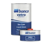 Bianca Vetro Sıvı Cam Liquid Glass Şeffaf Parlak Su İzolasyonu 4 Kg Şeffaf - 1