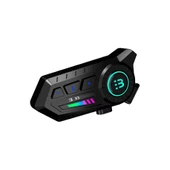 X3 Motor Kask Kulaklık Rgb Modlu Su Geçirmez 5.3 Bluetooth Intercom thumbnail 1