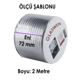 4 Adet Çatı İzolasyon Bandı 72 mm X 2 MT Su Sızdırmazlık Geçirmez Yalıtım Çamur Boru Sakız Tamir Bant - 2