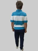 Erkek Beli Lastikli Bağcıklı Çakıl Taşlı  Patlı Lacivert Jogger Pantolon - 6
