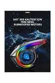 Y21 Rgb Işık Efektli Intercom Bluetooth Motosiklet Kask Kulaklığı Intercom Kulaklık thumbnail 4