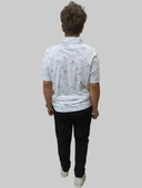 Erkek Battal Beli Lastikli Bağcıklı Çakıl Taşlı Patlı Lacivert Jogger Pantolon - 6