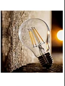 (10 Adet) Osram 6,5W (60W) 2700K (Sarı Işık) Dim Edilebilir E27 Duylu (Kalın Duy) Led Şeffaf Ampul thumbnail 4