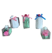 Taçlı prenses romantik aşıklar vesalıncakdaki çocıklar figürlü Doğal çoklu renk 5lı Dekoratif  mum thumbnail 3