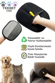 Kedi Köpek Tüy Toplama Eldiveni & Evcil Hayvan Masaj Tarağı 2'li Set - 2