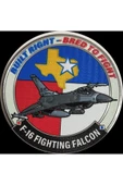 "F-16 Figting Falcon" patch Arma 9.5 cm 3d, 2025 Yeni Model Tip Cırtlı, - 1
