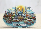 Ahşap İstanbul Temalı Magnet Alk4598 - 1