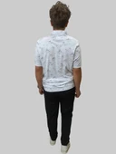 Erkek Battal Beli Lastikli Bağcıklı Çakıl Taşlı Patlı Lacivert Jogger Pantolon - 5