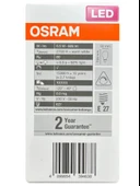 (2 Adet) Osram 6,5W (60W) 2700K (Sarı Işık) Dim Edilebilir E27 Duylu (Kalın Duy) Led Şeffaf Ampul thumbnail 5