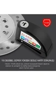 Alarmlı Disk Kilidi Motorsiklet Scooter Bisiklet Sesli Alarm 110 Desibel Yüksek Ses - 6