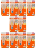 (10 Adet) Osram 6,5W (60W) 2700K (Sarı Işık) Dim Edilebilir E27 Duylu (Kalın Duy) Led Şeffaf Ampul thumbnail 1