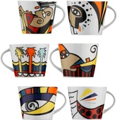 Kütahya Porselen Free Time 6 Kişilik 12 Parça Kahve Takımı, 100 ml thumbnail 2