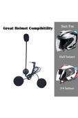 Jack Girişli 3.5mm İntercom Kulaklığı Bt31,bt22,bt35 Uyumlu Motorsiklet Kask Yedek Mikrofon thumbnail 3