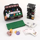 200 Chip Ve 2 Adet İskambil Kağıt Setine Sahip Poker Oyunu Alk2601 - 1